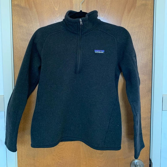 Women’s Better Sweater 1/4 Zip Black Patagonia - Picture 1 of 3